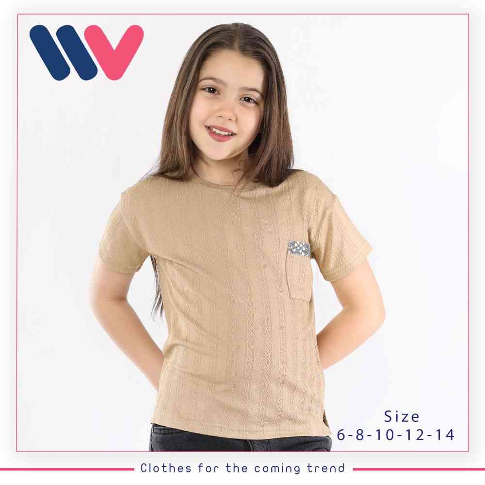 تى شيرت بناتى نص كم OVERSIZE (كافية)