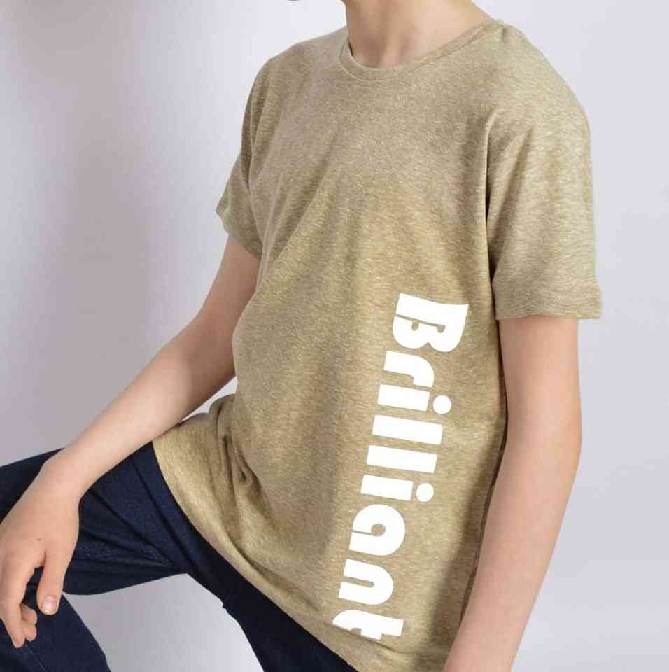 تى شيرت اولادى BRILLIANT (بيج)