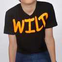 تى شيرت اولادى WILD (أسود)