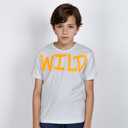 تى شيرت اولادى WILD (ابيض)